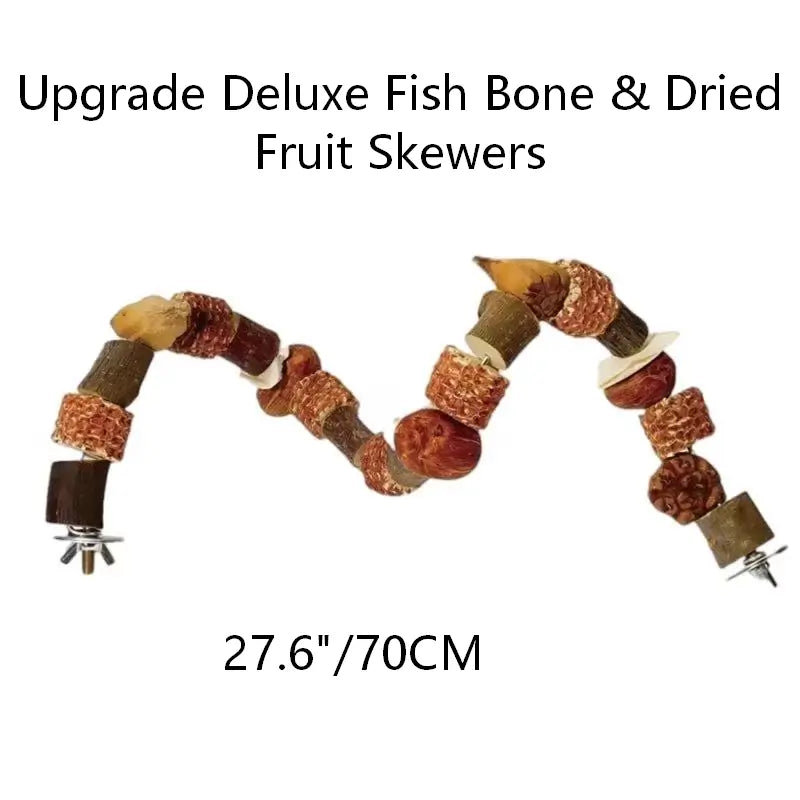 Natural Nut & Wood Chew Toy